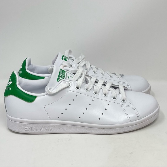 adidas Other - Adidas Stan Smith Shoes Mens 6 White Green Leather Sneakers M20324